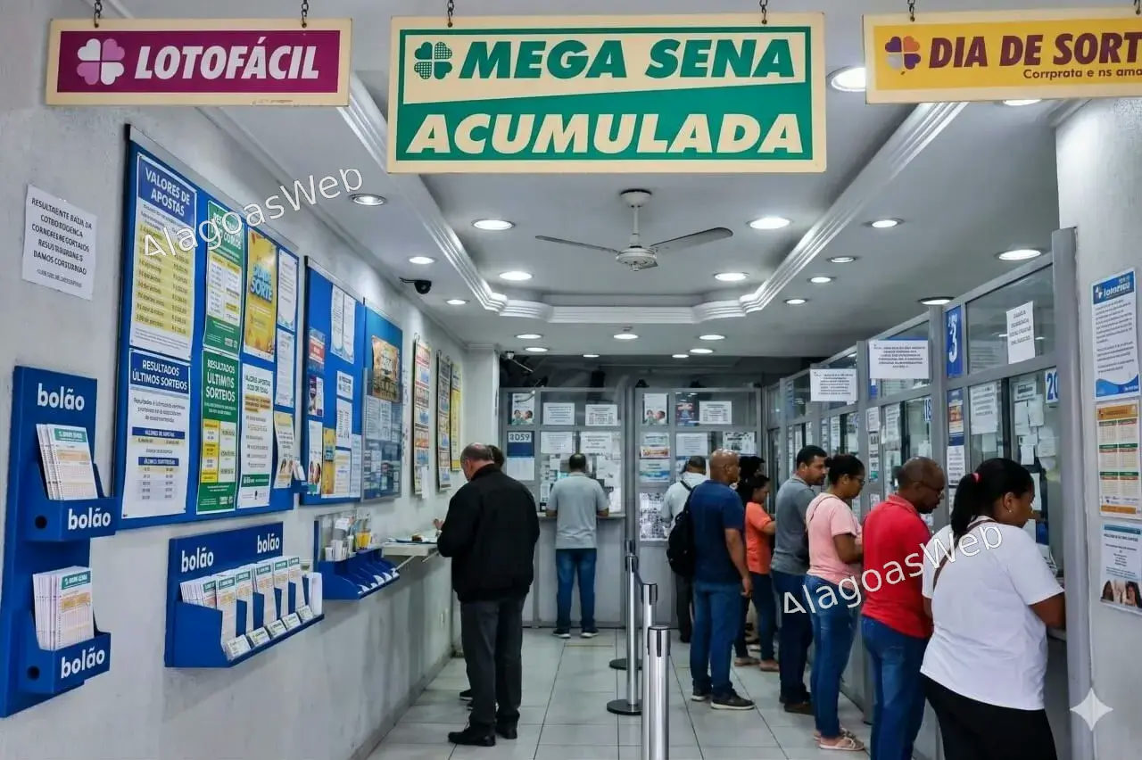 Mega-Sena acumula e prêmio chega a R$ 200 milhões; 61 apostas de Alagoas acertam a quadra