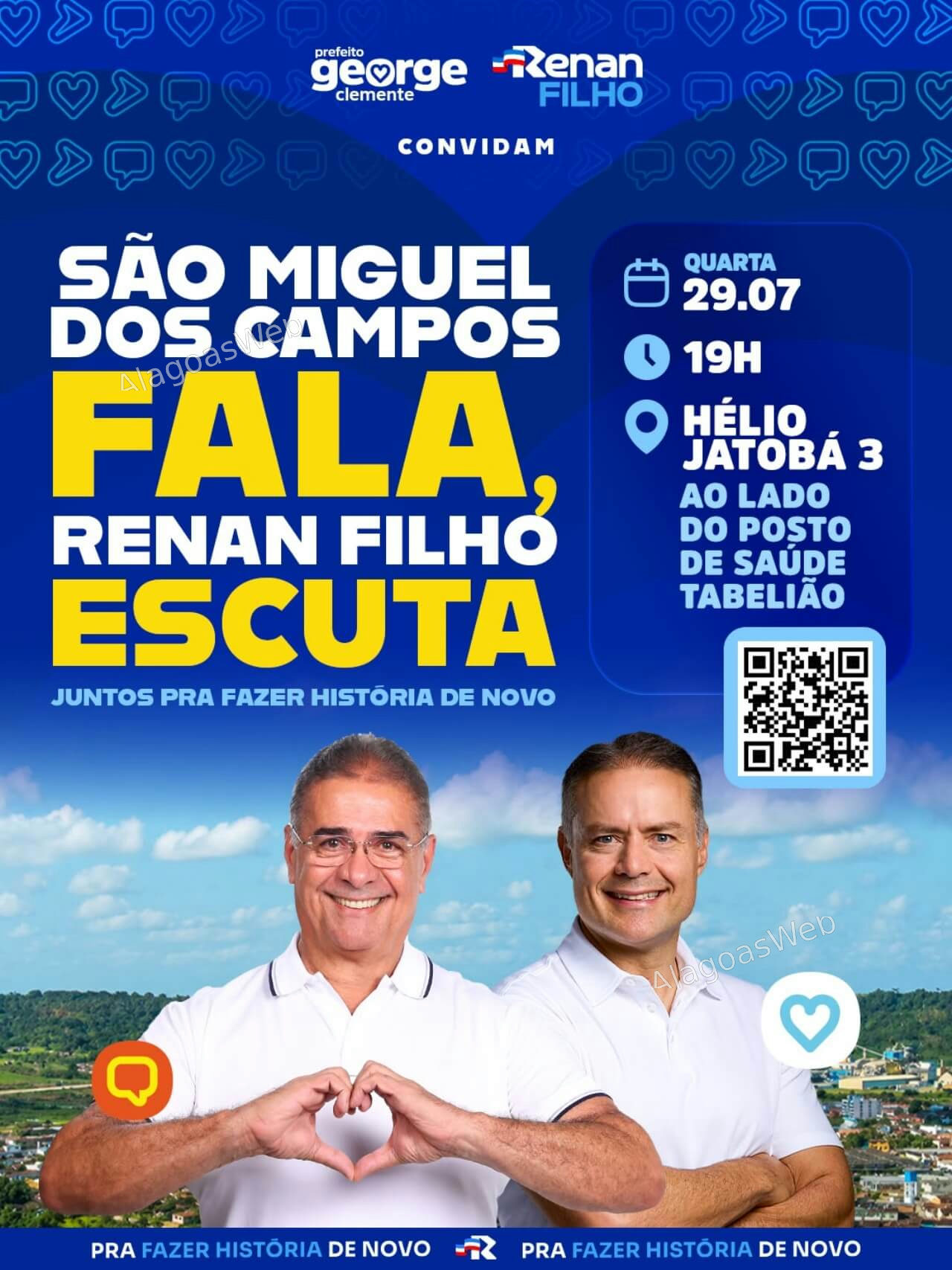 Renan Filho participa de encontro em São Miguel dos Campos para discutir construção de plano de governo