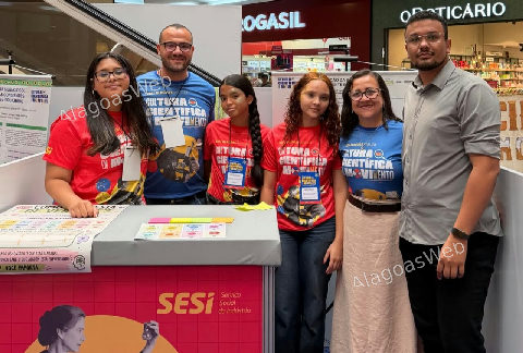 São Miguel dos Campos leva ciência e inovação das escolas municipais para mostra do SESI em Maceió