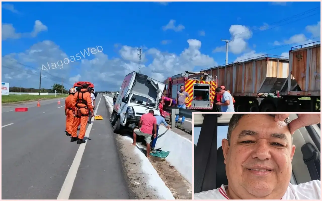 Motorista vítima de acidente na Barra de São Miguel morre no HGE