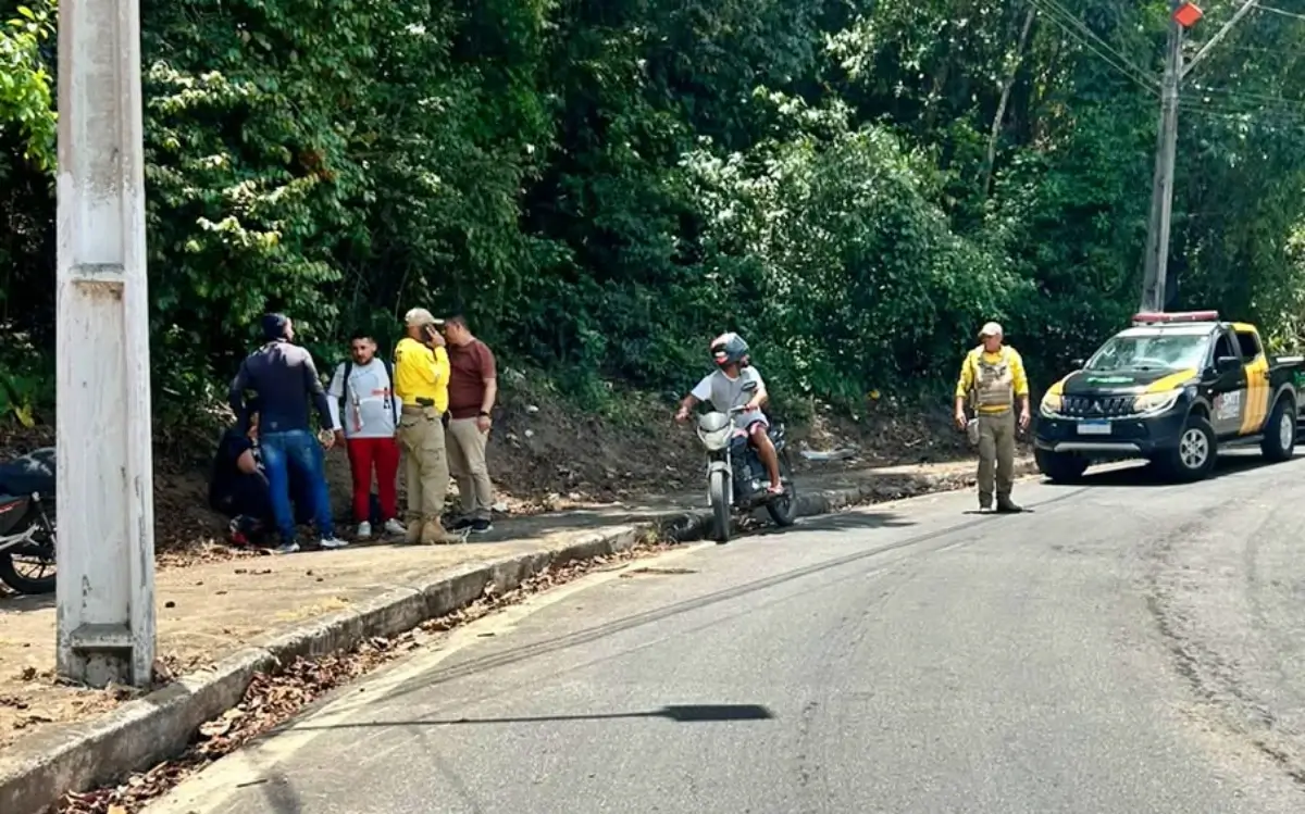 Colombiano fica ferido após acidente com moto em São Miguel dos Campos