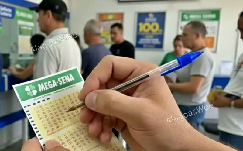 Mega-Sena acumula novamente e apenas oito apostas de Alagoas fazem a quadra