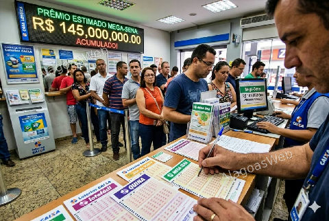 Aposta de Arapiraca fatura mais de R$ 33 mil na quina da Mega-Sena