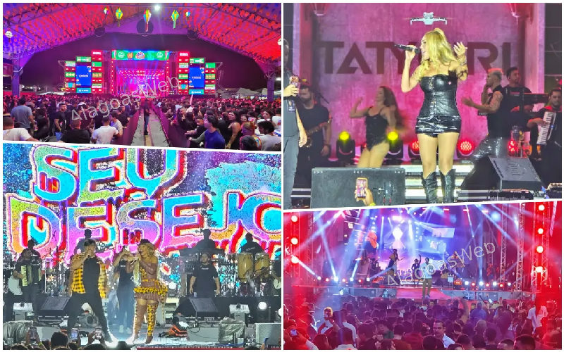 Segundo dia do São João é São Miguel bate recorde de público com shows de grandes atrações nacionais