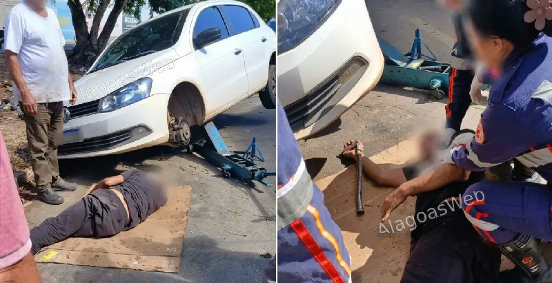 Mecânico morre esmagado por veículo enquanto realizava conserto