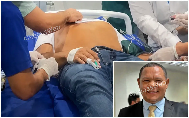 Vereador é socorro após sofrer agressões atribuídas a deputado alagoano