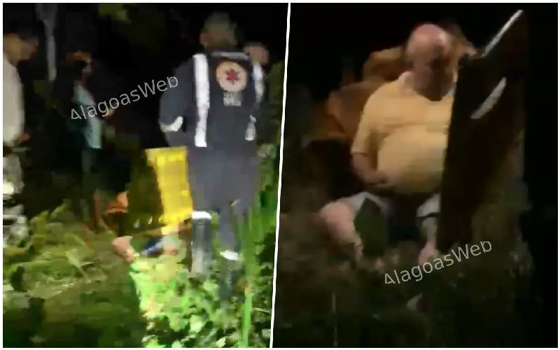Homem cai de ponte ao parar para ver acidente na BR-101