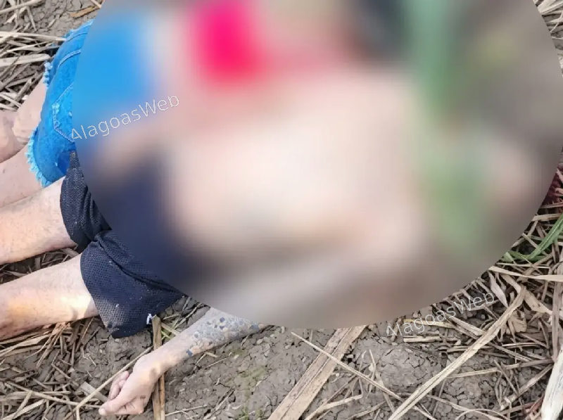 Casal é encontrado morto a tiros em canavial