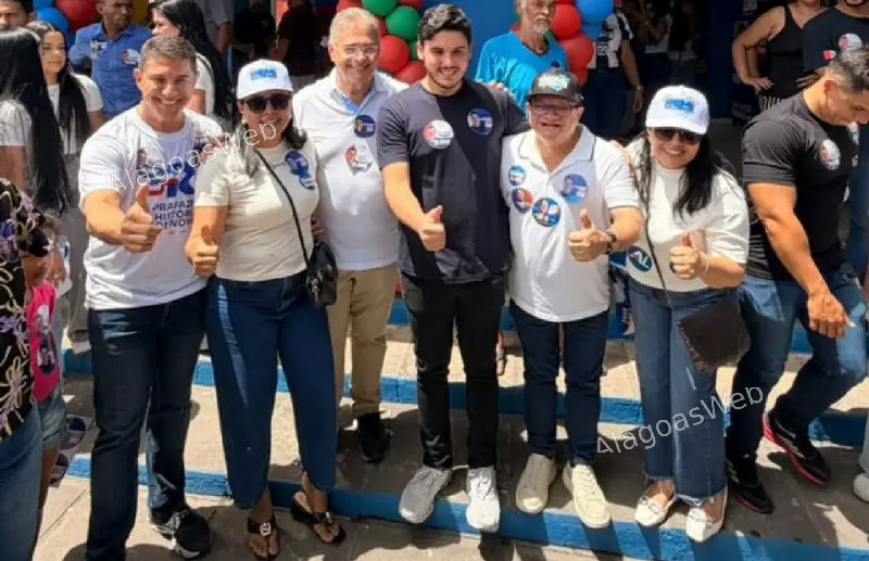George Clemente inaugura comitê com candidatos aliados e reúne grande mobilização em São Miguel dos Campos