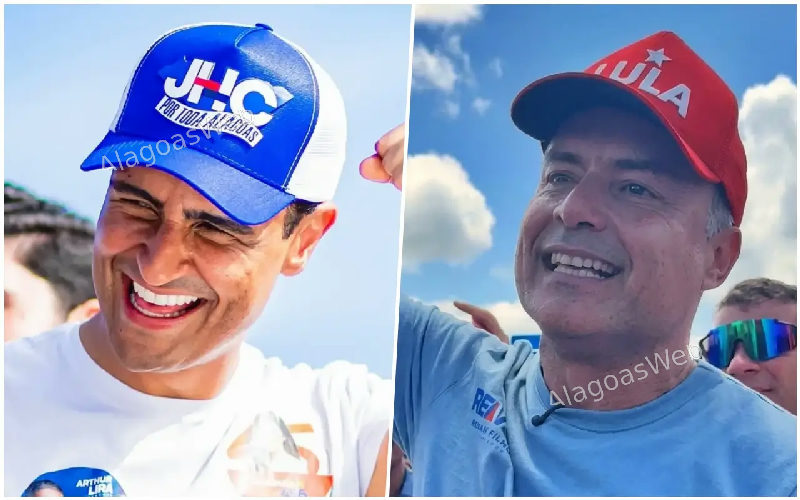 Nova pesquisa mantém JHC à frente de Renan Filho na disputa pelo Governo de Alagoas
