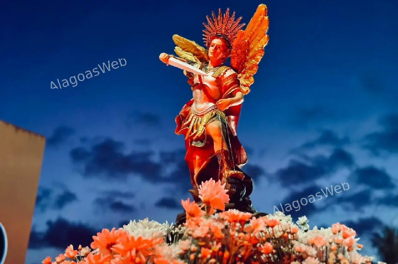 Novenário de São Miguel Arcanjo começa neste domingo em Marechal Deodoro com carreata, Santa Missa e momento de evangelização